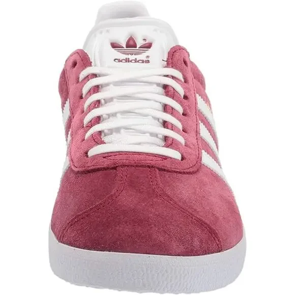 NWT adidas Originals Gazelle Men's Shoes Burgundy/White/Gold Size 7